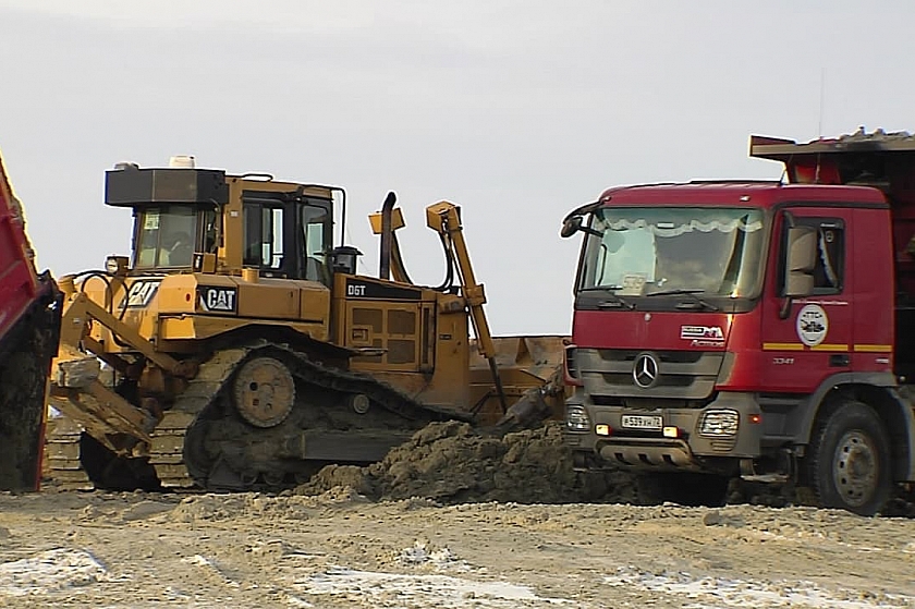 Строительство автодорог на месторождениях ТПП «Урайнефтегаз»