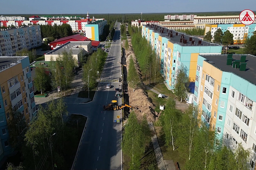 В Покачах ремонтируют теплосети
