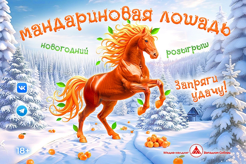 Запряги удачу в упряжку «Мандариновой лошади» и получи свой волшебный подарок!
