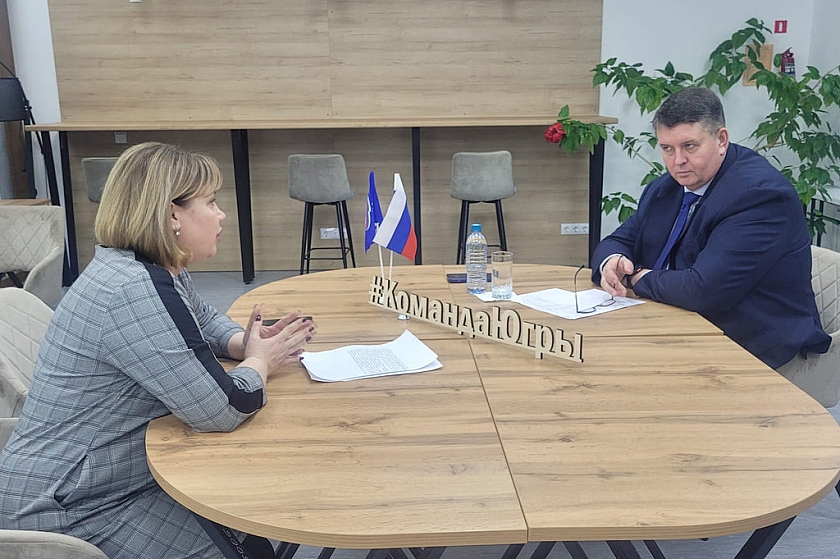 Депутат Думы Югры, член фракции «Единая Россия» Андрей Ковальский с рабочим визитом посетил Покачи