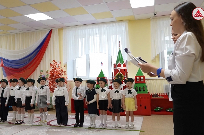 Посвящение в юные кадеты в детском саду Урая 