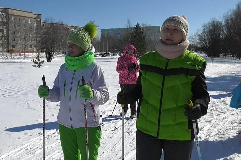 В Лангепасе прошли соревнования «Профсоюзная лыжня - 2022»