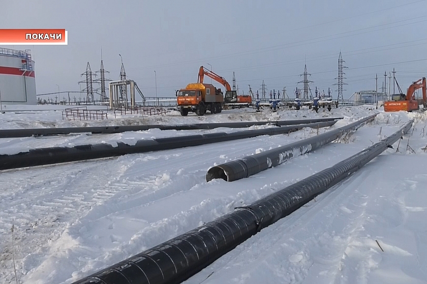 Строительство нефтепровода в ТПП «Покачёвнефтегаз»